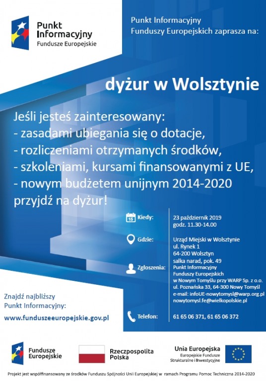 Mobilnym Punktem Informacyjnym w Urzdzie Miejskim w Wolsztynie