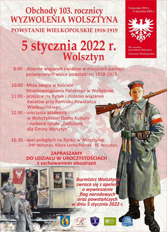 Obchody 103. rocznicy wyzwolenia Wolsztyna